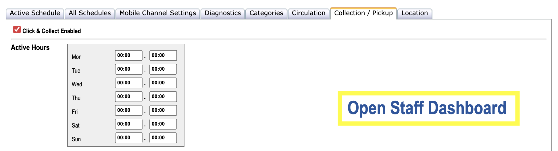 CMS Open Staff Dashboard